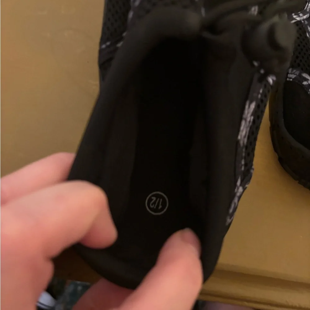Kids' Black and Gray Water Shoes